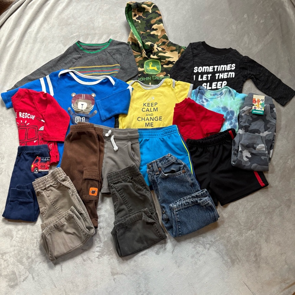 Adorable 12M Baby Boy Clothing Lot – Name Brands!